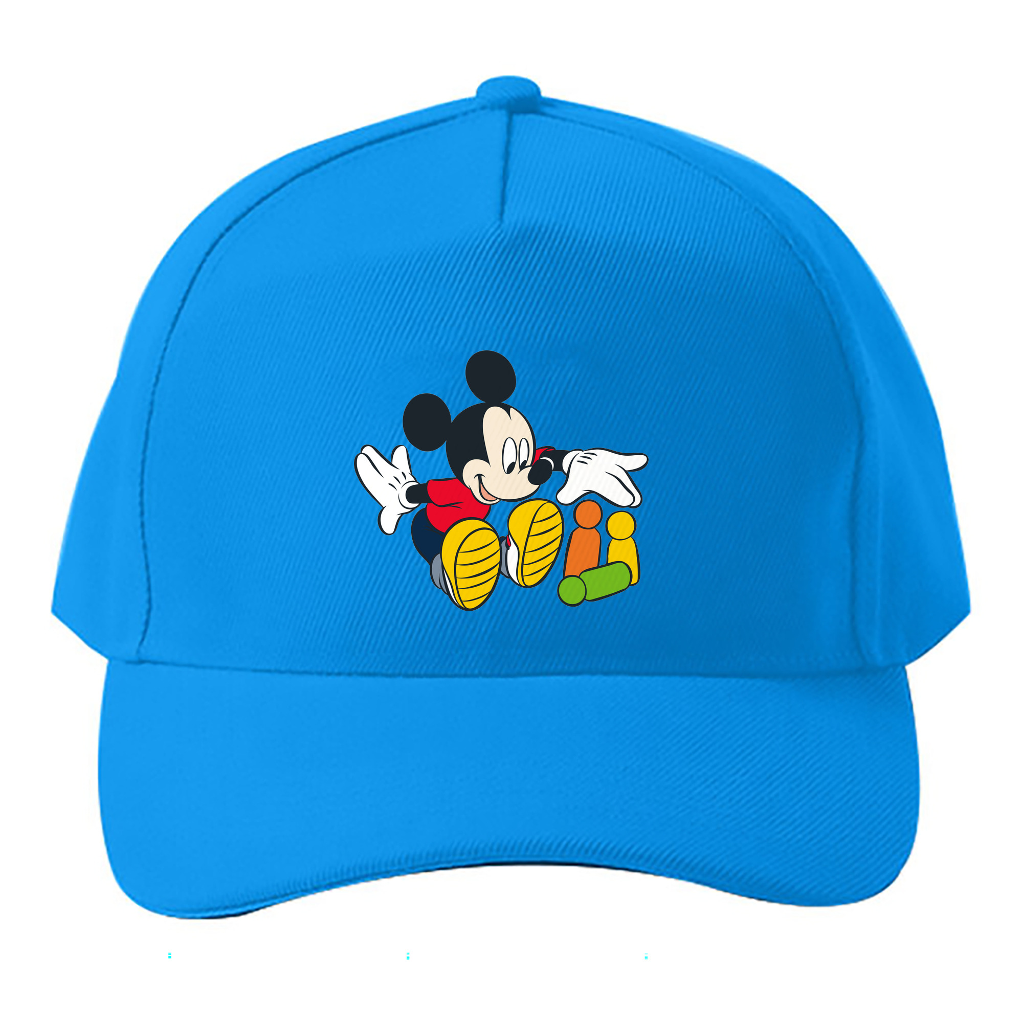 （画像用） ミッキーマウス Mickey Mouse ベースボールキャップ 綿100％ 男女兼用 帽子 スポーツ